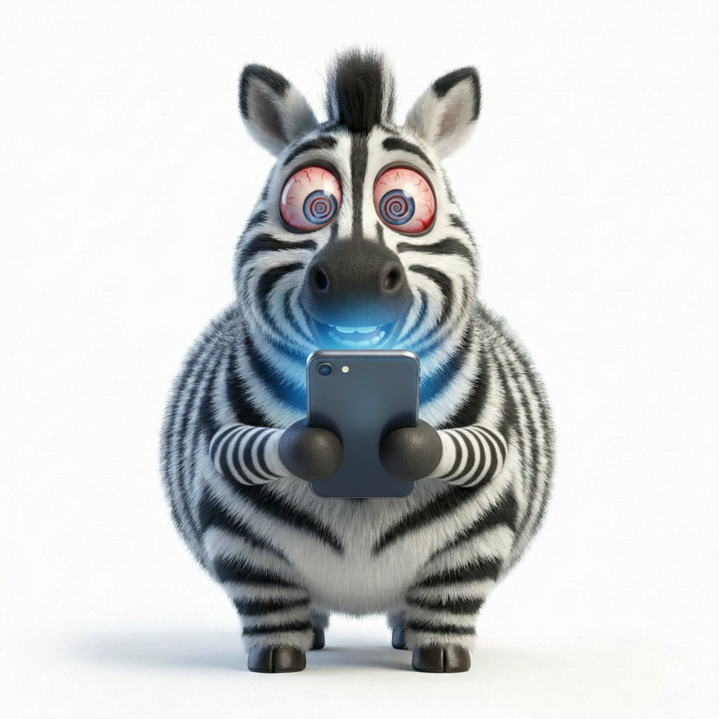 Zebra scrolling